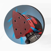 Coairrwy 150db háromszög csiszolópapír, 6 lyukú, 93mm, 6 szemcseméret 4