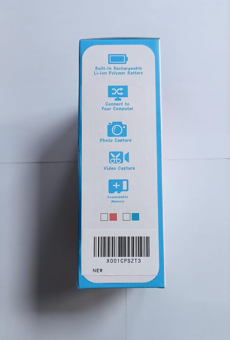 Gyerek digitális fényképezőgép 1080P, 32GB kártyával, nyomtatóval, 3-12 éveseknek - KinderKamera