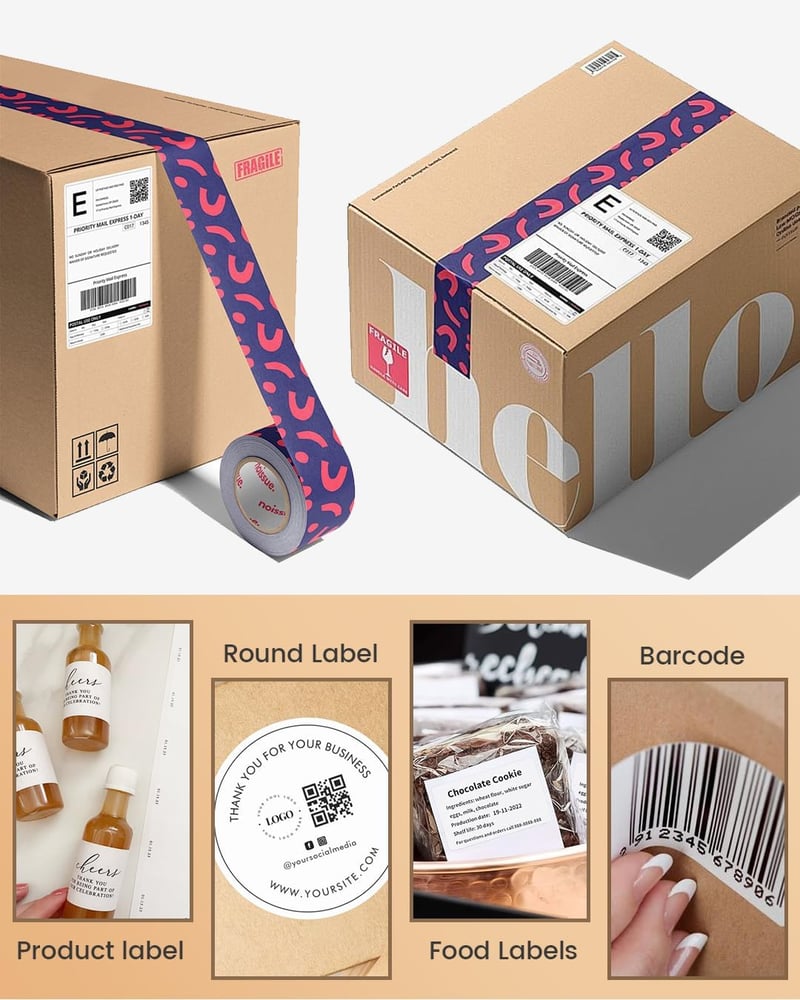 vretti Címkenyomtató USB - DHL Kompatibilis Szállítási Címkenyomtató 4x6 Méretben, Amazon, Etsy, Ebay, UPS Webshopokhoz, Windows/Mac Rendsze