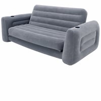 Nafukovacia pohovka Intex 66552NP pre 2 osoby, 127x231x66 cm, s držiakom na poháre, verzia pre jednu osobu, používaná (stav: pozri 2. obrázok) 1