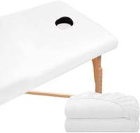 RNGWAPER Vízálló Masszázságy Lepedő Lyukkal, 2db 80x190cm, Mosható - 80 x 190cm mit Loch 1