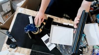 IVEOPPE Érintőpados Billentyűzetes Tok Xiaomi Redmi Pad Pro 12,1 hüvelykes Tablethez – Beépített Touchpad és Billentyűzet 4