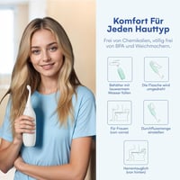 HAPPYPO Po Shower 2.0 Fehér Hordozható Bidé - Intim Zuhany Utazótáskával, Nedves Törlőkendő Helyettesítő, Víztisztítás WC Papír Megtakarítás 6