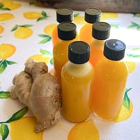 DIDITIME 60 ml Mini Üvegpalack Szett 6 db - Légmentes Fehér Üvegek Olajhoz, Italokhoz, Gyömbér Shotokhoz Tölcsérrel - Szivárgásmentes Utazó  7