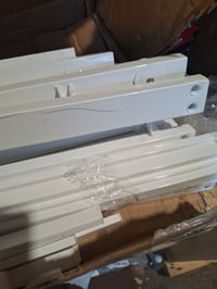 Kovový rám postele Lutown-Teen 140x190 cm, biely, s lamelovým roštom, výška 30,5 cm — veľký škrabanec, bez návodu (stav: pozri 2. obrázok) 4
