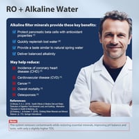 iSpring RCC7AK 6-fokozatú Mosogató Alatti Fordított Ozmózis Ivóvíz Szűrő Rendszer Alkáli Remineralizáló Filterrel - 75 GPD Teljesítmény, NSF 3