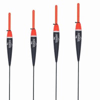 Set Plutitoare Paradox Fishing 4 buc – Set plute de pescuit cu gramaje mixte: 1,5g, 2g, 3g, 4g (Incomplet, fără pluta de 5g) 1