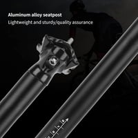 Állítható alumínium MTB nyeregcső 31,6x400mm - Fekete, rugós 5