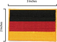 A-ONE Német Zászlós Vasalható Folt Monschau Városképpel, 2 darabos 3