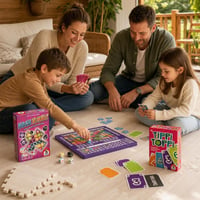 Pachet Maraton de Jocuri: joc de societate + joc de cărți cooperativ + 12 piese covoraș puzzle 1