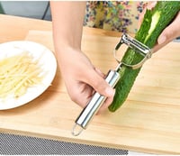 Ultra Éles Rozsdamentes Acél Julienne és Zöldség Hámozó Szeletelő - Saláta és Zöldségtészta Készítő Konyhai Eszköz, Mosogatógépben Mosható 15