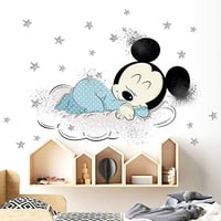 Kibi XXL Mickey és Minnie egér falmatrica gyerekszobába - 2 darabos készlet 6