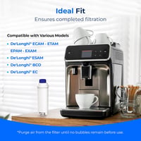 De'Longhi vízszűrő, 4 db - Kompatibilis Magnifica, Eletta, Dinamica kávégépekkel 4