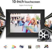 Yontwe 10" Digitális WiFi Képkeret - 1920x1200 Érintőkijelző, 16GB Tárhely, Fotó/Videó/Zene Lejátszás, Azonnali Megosztás Okostelefonról 6
