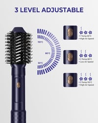 Remington 6 az 1-ben hajformázó szett: hajszárító, körkefe, meleglevegős kefe, automata hajgöndörítő 6