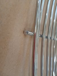 Cook'in garden Okrúhly krájací grilovací rošt, chrómovaná oceľ, 55 cm alebo 37 cm, sivý — vonkajší kovový krúžok na dvoch miestach previsnutý (stav: pozri 2. obrázok) 4