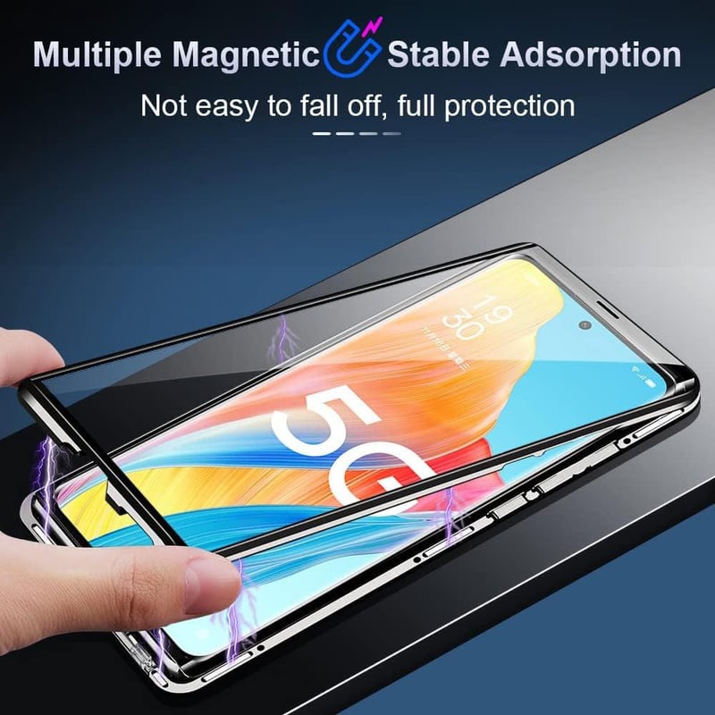 Realme GT 3 Lila Mágneses Védőtok - Erős Adszorpciós Technológiával
