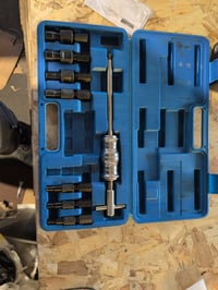 Set extractor rulmenți orbi FreeTec cu ciocan culisant, 8-32 mm (utilizat, incomplet - lipsește capul de 15 mm) — set de 8 piese 6