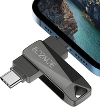 EOZNOE 64GB USB 3.0 Pendrive Telefonhoz és Számítógéphez - Fémházas, Forgatható 1