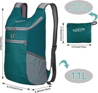 G4Free Ultrakönnyű Összecsukható Hátizsák 11L - Unisex Túra és Kerékpáros Táska 3