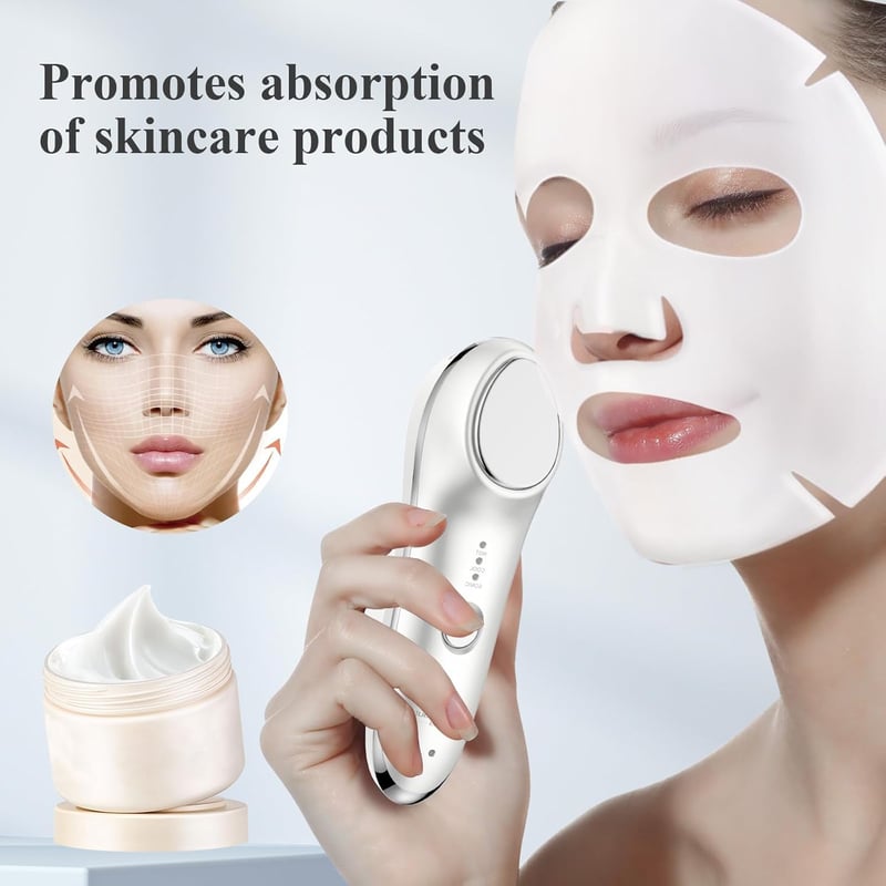 TouchBeauty arcmasszírozó készülék meleg-hideg és vibrációs funkcióval, ránctalanító