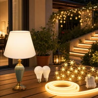 Esti fényvarázs világításcsomag: lámpaernyő + 2 m LED szalag + 6 m fényfüzér + 2 db E27 izzó 1