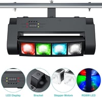 BETOPPER Mozgófejes RGBW LED Diszkófény DMX512 Vezérléssel 3