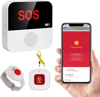 Chatthen WiFi Segélyhívó Szett Időseknek - Tuya Kompatibilis Vészjelző Rendszer 1