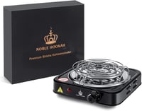 Noble Hookah 1000W elektromos vízipipa szénizzító grillráccsal és csipesszel 7