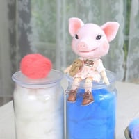 Tündérmese DIY Színes Gyapjú Filc Készlet Kézműveskedéshez 6