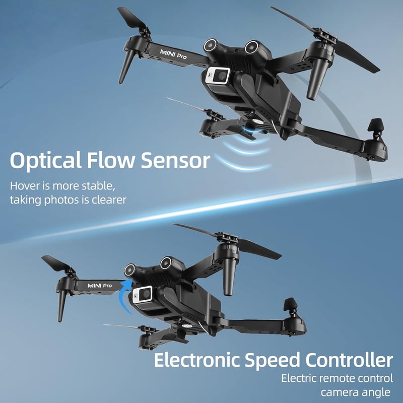 Awaiymi X213 Összecsukható Mini Drón 1080P HD Kamerával - WiFi FPV Quadcopter Hordtáskával, 3 Sebességfokozat, 3D Flip Funkció, Gyerekeknek 
