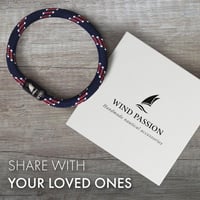Wind Passion mágneses paracord karkötő férfiaknak és nőknek, tengerész stílusban 6