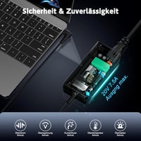 ASUS laptopokhoz 150W-os töltő adapter 5