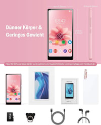 AGPTEK 4" WiFi MP4 Lejátszó Android 6.0 Érintőképernyővel, 32GB Kártyával - Rózsaszín 6