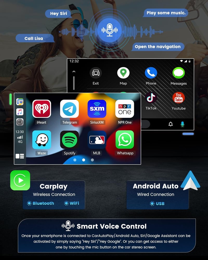 Hikity 1Din Android autórádió 7" kihúzható kijelzővel, GPS, Bluetooth, tolatókamera