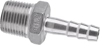 Hilitand Rozsdamentes Acél Pneumatikus Csőcsatlakozó - 3/8" x 8mm BSPT Menetes Tömlőillesztés SS304 - Gyorscsatlakozó Levegő, Üzemanyag és V 1