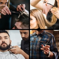 CIICII Profi Fodrász Olló Szett 6,7" - Hajvágó és Ritkító Olló Szalonminőségben 6
