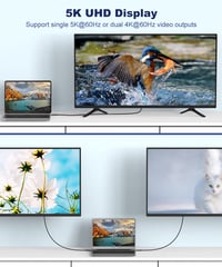 Uzanpie USB4 kábel 40Gbps, Thunderbolt 4/3 kompatibilis, 100W töltés, 8K/4K támogatás 6