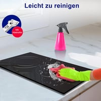 Hobsir 2 zónás beépíthető üvegkerámia főzőlap 30 cm, 3200 W, érintésvezérlés 12
