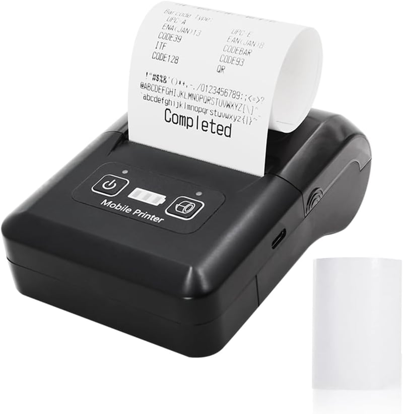 Bisofice 58 mm-es Vezeték Nélküli Hőpapíros Nyugtanyomtató - Bluetooth + USB - iOS, Android, Windows Kompatibilis - Vendéglátás, Kiskeresked