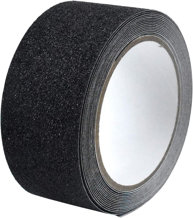 Skyzone fekete csúszásgátló szalag lépcsőkhöz, 5 cm x 5 m