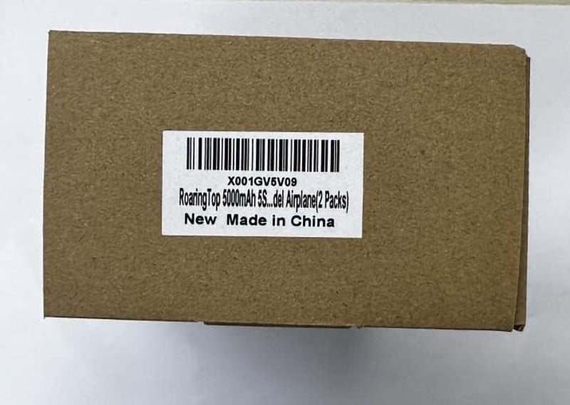 RoaringTop 5000mAh 18,5V RC LiPo akkumulátor modellrepülőkhöz, 2 db csomag
