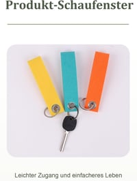 Set de 20 brelocuri colorate din pâslă PANGTON VILLA, pentru decorațiuni DIY 2