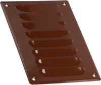 Barna Fém Szellőzőrács Rovarvédővel 140x190mm - Univerzális Szerelhetőség 7