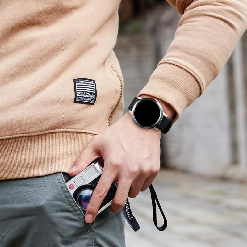 Garmin Vivoactive 3/Venu/Vivomove HR 20mm-es szilikon sportszíj