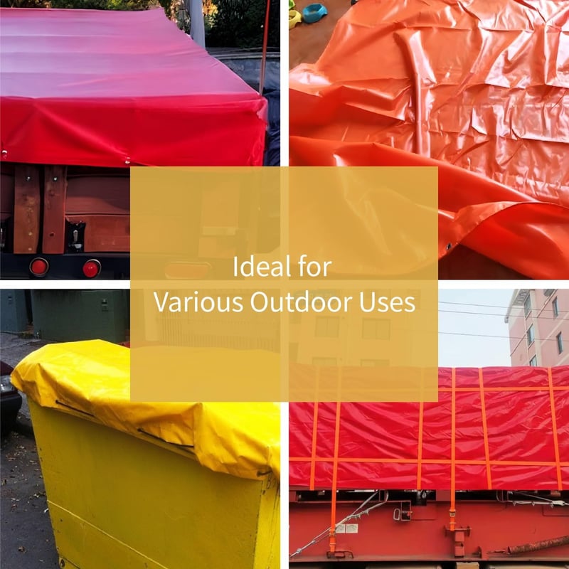 GUARD SHIELD Vízálló Ponyva Szemesekkel 4x5m - Fekete, Szakadásálló, UV-Stabil, Penészálló Védőtakaró 190g/m² Többcélú Használatra