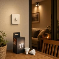 Pachet Smart Spot: Adaptor Philips Smart Button + 2x Bec LED Smart GU10 Dimmable 1