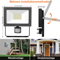 MEIKEE 25W LED Reflektor Mozgásérzékelővel - 2100 Lumen, IP66 Vízálló, Távirányítós, 3 Üzemmód, Állítható Fényerő, Kültéri Lámpa Kerthez, Ga 6