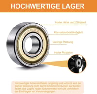 SAICOOS 2 db 150 mm-es Tömör Gumikerekes Cserekerék - Környezetbarát PU Anyag, Kopásálló, Univerzális Illeszkedés, Kerekesszékhez 4