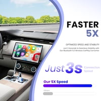 AIZEO Vezeték Nélküli CarPlay Adapter - Gyors Átállás Vezetékes CarPlayről Vezeték Nélkülire, Plug and Play, iPhone iOS 10+ Kompatibilis

AI 3